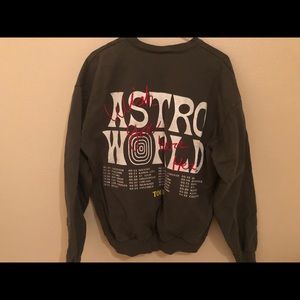 Unisex Travis Scott Astro World sweatshirt